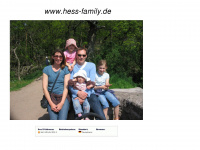 hess-family.de Webseite Vorschau