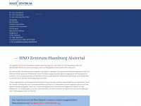 hno-zentrum-alstertal.de Webseite Vorschau