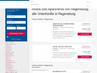 hotelregensburg.net Webseite Vorschau
