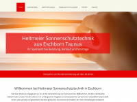 heitmeier-sonnenschutz.de Webseite Vorschau