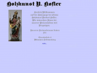 holzkunst-kofler.de Webseite Vorschau