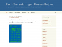 hesse-hujber.de Webseite Vorschau