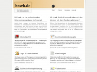 hnwk.de Webseite Vorschau