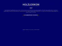 holzlexikon.com Webseite Vorschau
