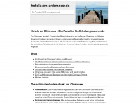 hotels-am-chiemsee.de Webseite Vorschau