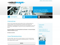 holzmayr-fluidtechnik.de Webseite Vorschau