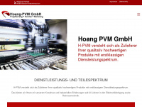 hoang-pvm-engineering.com Webseite Vorschau