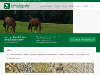 holzner-pferdefutter.de Webseite Vorschau