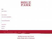holzpark.com Webseite Vorschau