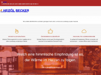 heizoel-becker.de Webseite Vorschau