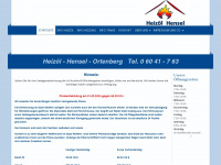 heizoel-hensel-ortenberg.de Webseite Vorschau