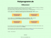 holzprogramm.de Webseite Vorschau