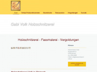 holzschnitzerei-volk.de Webseite Vorschau
