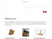 holzskulpturen-ammersee.de Webseite Vorschau