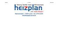 heizplan-haustechnik.de Webseite Vorschau