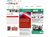 itpro.fr Webseite Vorschau