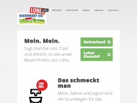 bauernhofeis-lohe.de Webseite Vorschau