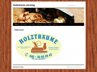 holztraeume-jenning.de Webseite Vorschau