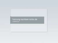 heizung-sanitaer-solar.de Webseite Vorschau