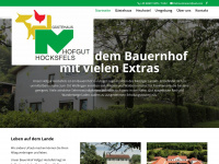 heuhotel-hocksfels.de Webseite Vorschau