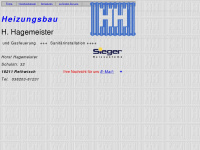 heizungsbau-hagemeister.de Webseite Vorschau