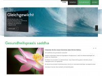 saddha.ch Webseite Vorschau