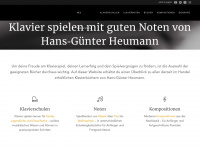 heumannpiano.de Webseite Vorschau