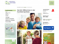 hochfeld-apotheke-sw.de Webseite Vorschau
