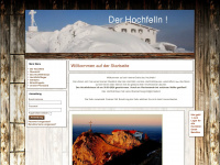 hochfelln.com Webseite Vorschau