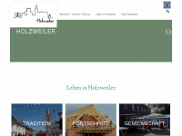 holzweiler.com Webseite Vorschau