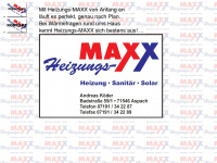 heizungsmax.de Webseite Vorschau