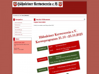 hejner-kerweverein.de Webseite Vorschau