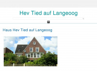 hev-tied-auf-langeoog.de Webseite Vorschau