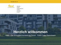 held-immobilienverwaltung.de Webseite Vorschau