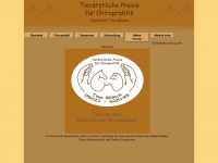 chiropraktik-tieraerztin.de Webseite Vorschau