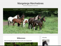 mangalarga-marchadores.de Webseite Vorschau