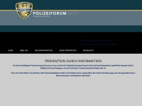 polizeiforum.at Webseite Vorschau