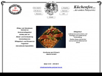 kuechenfee-partyservice.de Webseite Vorschau