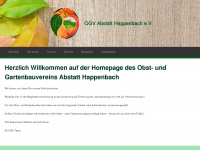 ogv-abstatt-happenbach.de Webseite Vorschau