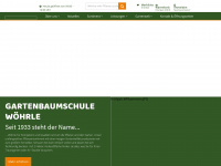garten-baumschule-woehrle.de Webseite Vorschau