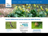 nabu-nienburg.de Webseite Vorschau