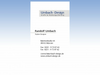 umbach-design.de Webseite Vorschau