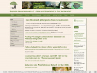 bergischer-naturschutzverein.de Webseite Vorschau
