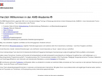 amb-akademie.com Webseite Vorschau