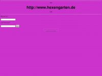 hexengarten.de Webseite Vorschau