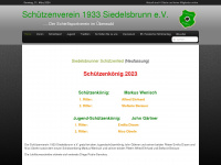 schützenverein-siedelsbrunn.de Webseite Vorschau