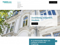 heyduck-maler.de Webseite Vorschau