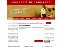 hochzeitamgardasee.com Webseite Vorschau