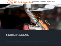 hg-prototypenbau.de Webseite Vorschau