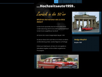 hochzeitsauto1959.de Webseite Vorschau